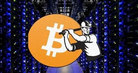 Miners are working hard to check the status of the mining machine.