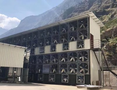 Titan Mining Farm with latest generation ASIC miners preparing for Bitcoin halving 2025