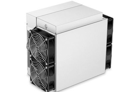 Detailed view of a powerful mining rig setup